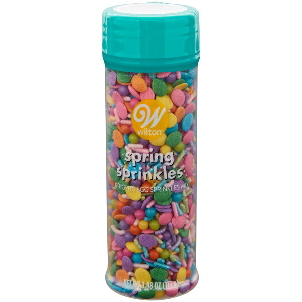 Wilton Bright Pastel Easter Egg and Jimmies Sprinkle Mix, 3.98 oz.