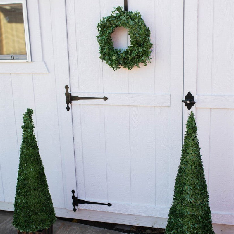 3.5' Faux Boxwood Trees - Set of 2