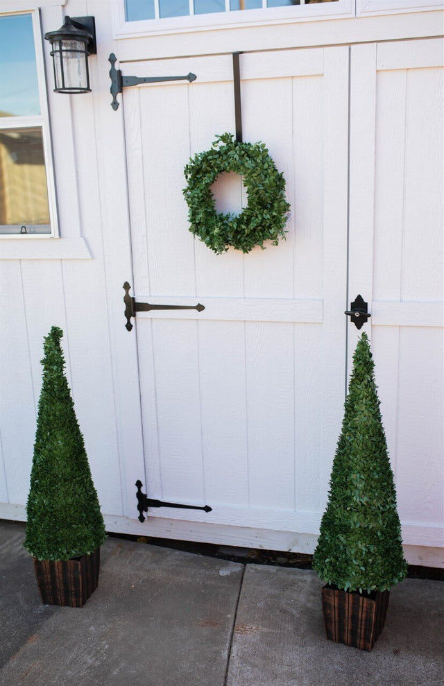 3.5' Faux Boxwood Trees - Set of 2