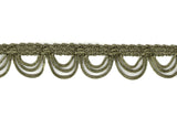 Braided Gimp Trim 1 1/4 Inch Looped