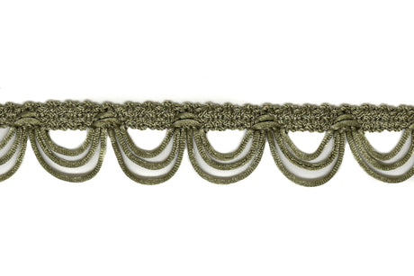 Braided Gimp Trim 1 1/4 Inch Looped