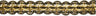 Braided Gimp Trim Metallic 5/8"
