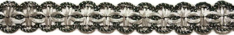 Braided Gimp Trim Metallic 5/8"