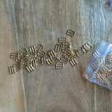 1/2 Inch Gold Bra Slides