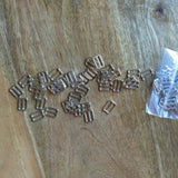 1/2 Inch Silver Bra Slides