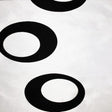 Black and White Taffeta Fabric by the Yard