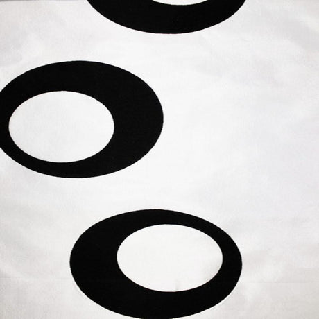Black and White Taffeta Fabric by the Yard