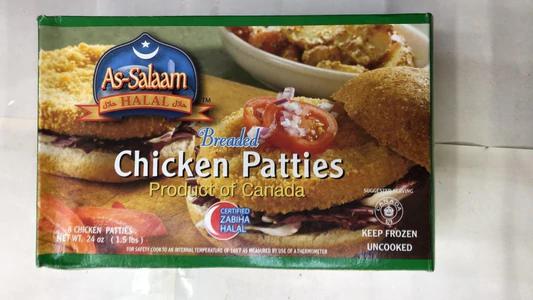 As-Salaam Chicken Patties 1.5 Lb