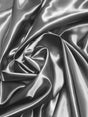 Gray Bridal Satin Polyester Fabric - Gray, 58"-60" Width (1 Yard)