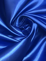 Royal Bridal Satin Fabric - Royal Blue, 58"-60" Width (1 Yard)