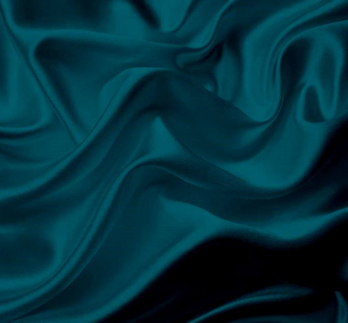 1 Yard Bridal Satin Emerald Woven Fabric, 58/60" Wide 100% Polyester