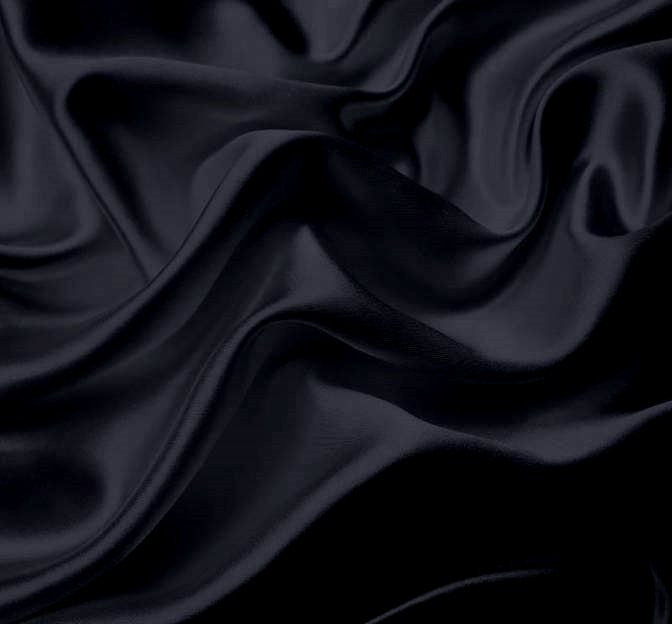 Bridal Satin 100 Percent Polyester Fabric - New Navy, 58/60" Width