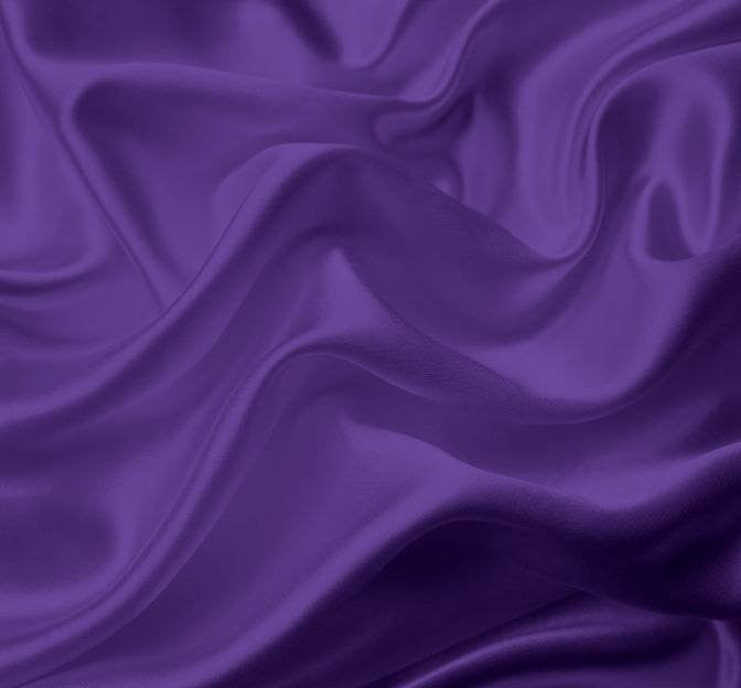 Bridal Satin 100 Percent Polyester Fabric - Purple Gem, 58/60" Width