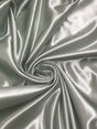 Silver Bridal Satin Fabric - Silver, 58"-60" Wide (1 Yard)