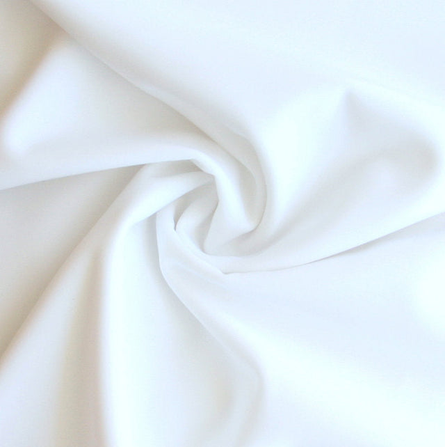 Swim Knit Nylon Spandex White Matte