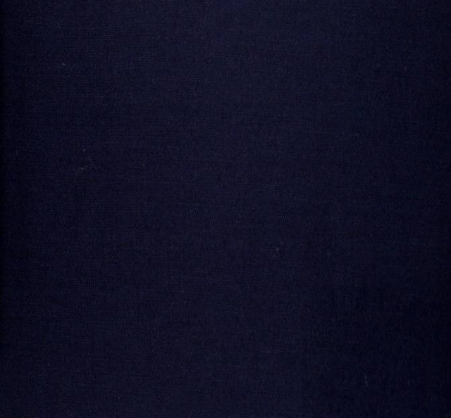 Broadcloth Poly/Cotton Blend Fabric - Navy Solid, 58/60" Width