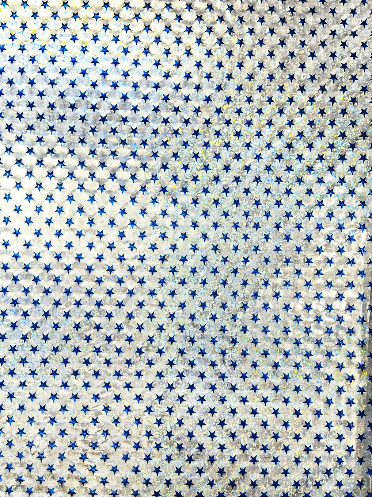 Brocken Glass Star Spandex Fabric - Red/White Broken Glass Star Pattern, 58" Width (1 Yard)