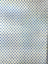 Brocken Glass Star Spandex Fabric - Red/White Broken Glass Star Pattern, 58" Width (1 Yard)