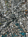 Broken Glass Sequin Velvet Fabric - Broken Glass Sequin, 58" Width (36 Inches)