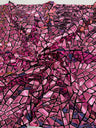 Broken Glass Sequin Velvet Fabric - Broken Glass Sequin, 58" Width (36 Inches)