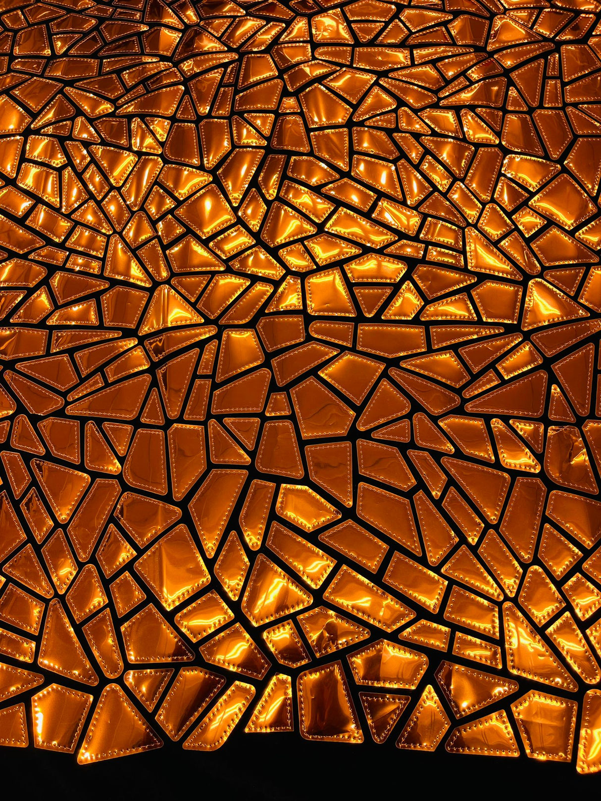 Broken Glass Sequin Velvet Fabric - Broken Glass Sequin, 58" Width (36 Inches)