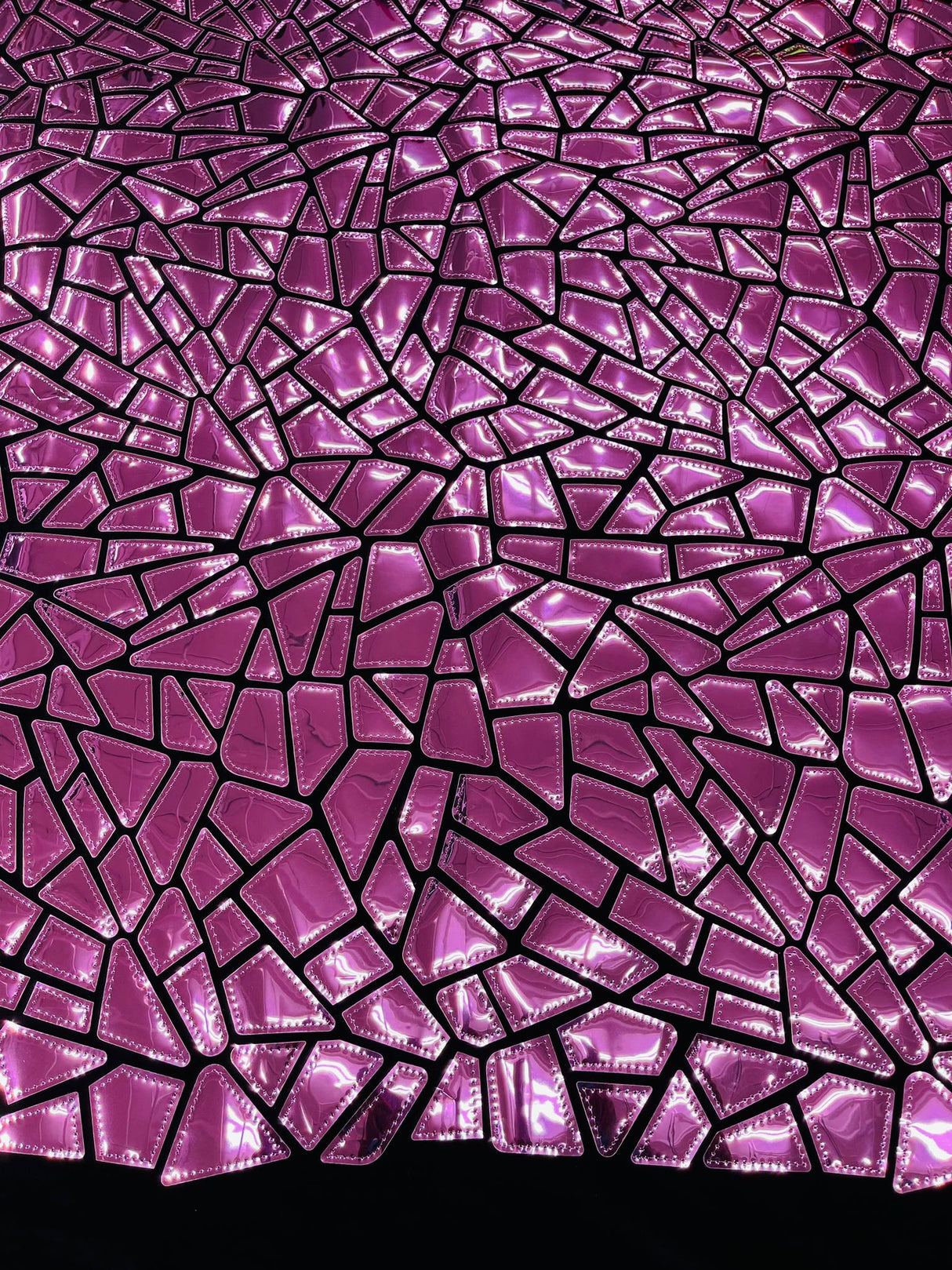 Broken Glass Sequin Velvet Fabric - Broken Glass Sequin, 58" Width (36 Inches)