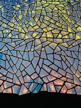 Broken Glass Sequin Velvet Fabric - Broken Glass Sequin, 58" Width (36 Inches)