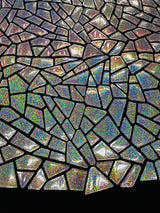Broken Glass Sequin Velvet Fabric - Broken Glass Sequin, 58" Width (36 Inches)