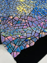 Broken Glass Sequin Velvet Fabric - Broken Glass Sequin, 58" Width (36 Inches)