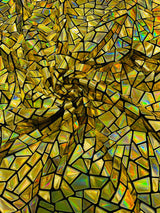 Broken Glass Sequin Velvet Fabric - Broken Glass Sequin, 58" Width (36 Inches)