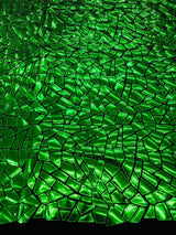 Broken Glass Sequin Velvet Fabric - Broken Glass Sequin, 58" Width (36 Inches)