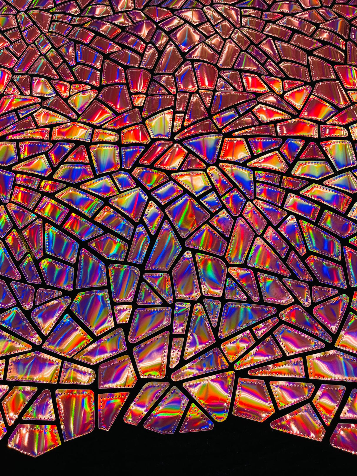 Broken Glass Sequin Velvet Fabric - Broken Glass Sequin, 58" Width (36 Inches)