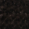 1 Yard Brown Minky Rosebud Fabric 58/60" Width Rose Swirl Embossed