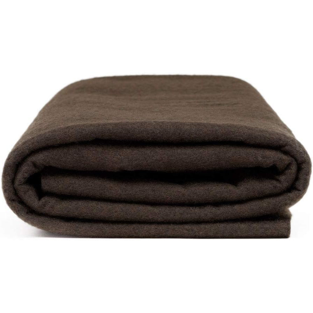 Brown Felt Acrylic Fabric - Brown Solid, 72" Width, 1.6Mm Thick