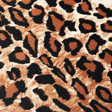 Leopard Animal Polyester Spandex Fabric - Multiple Colors, Leopard Print, 60" Width (1 Yard)