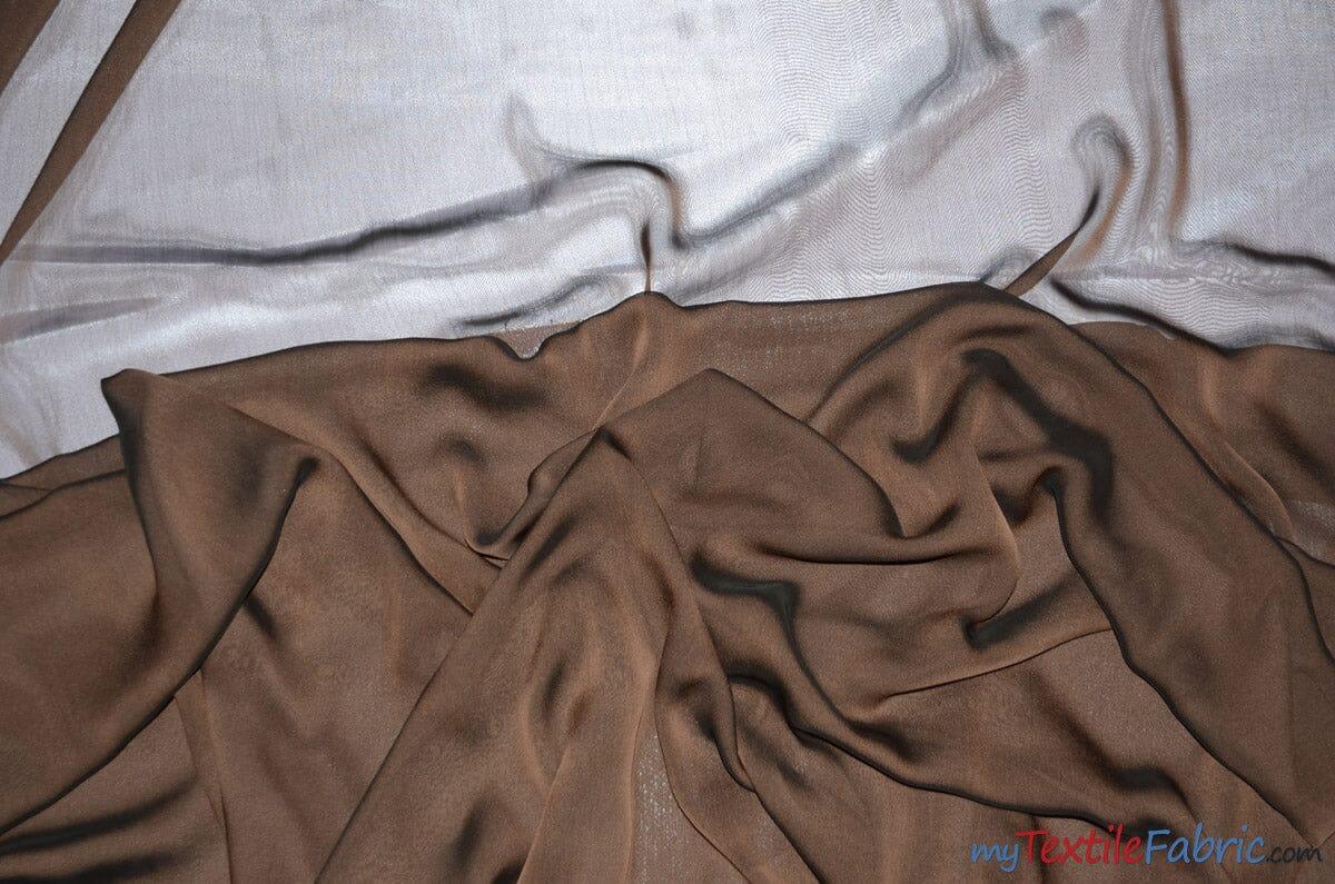 Two Tone Chiffon Polyester Fabric - Iridescent Sheer, 58/60" Width, Multiple Colors (Yards, Bolts, Sample Swatch)