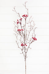 32" Snow Berry Spray