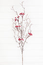 32" Snow Berry Spray