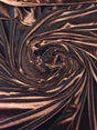 Brown Stretch Velvet Fabric - Brown, 58"-60" Width (1 Yard)