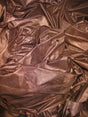 Low Stretch Brown Polyester Fabric - Brown, 108"-120" Width (1 Yard)