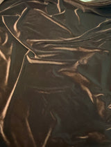 Brown Stretch Velvet Fabric - Brown, 58"-60" Width (1 Yard)