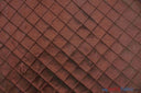 Pintuck 2X2 Taffeta Fabric - Diamond Pattern, 54" Width, Multiple Colors (1 Yard)