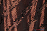 Forest Taffeta Embroidery Polyester Fabric - Hanging Leaf Pattern, 54" Width, Multiple Colors (1 Yard)