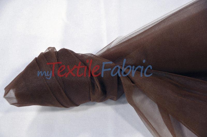Bridal Tulle Illusion Nylon Tulle Fabric - Sheer Soft Bridal Veil, 108" Width (50 Yard Bolt)