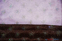 Sparkle Organza Polyester Fabric - Glitter Beads, Sheer, 58" Width (1 Yard)