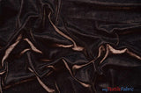 Stretch Velvet Spandex Fabric - Solid, 58" Width (1 Yard)