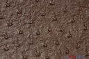 Ostrich Vinyl Faux Leather Vinyl Fabric - Ostrich Texture, 54" Width (1 Yard)