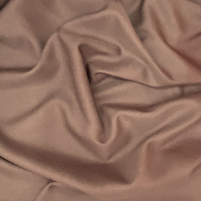 Gabardine Polyester Fabric - Brown, Textured, 59/60" Width (1 Yard)