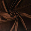 Brown Stretch Velvet Fabric,