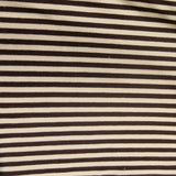 Cotton Lycra Brown and Pink 3/16" Stripe Knit Fabric